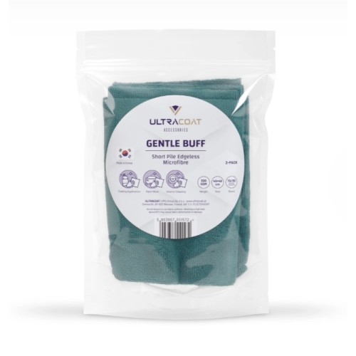 ULTRACOAT GENTLE BUFF-320 GSM MICROFIBRE CLOTH 2 PACK