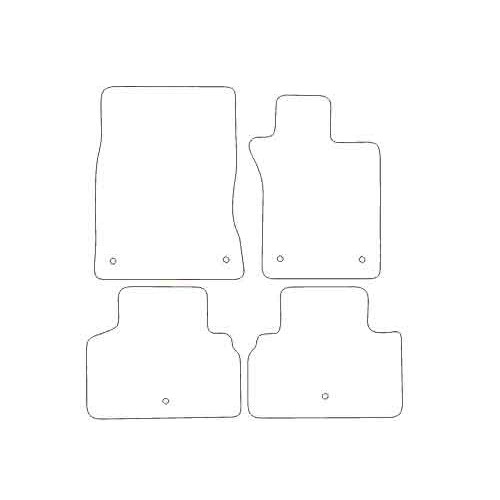 Actual Mat Shape for Infiniti Q50 (2014 - 2021)