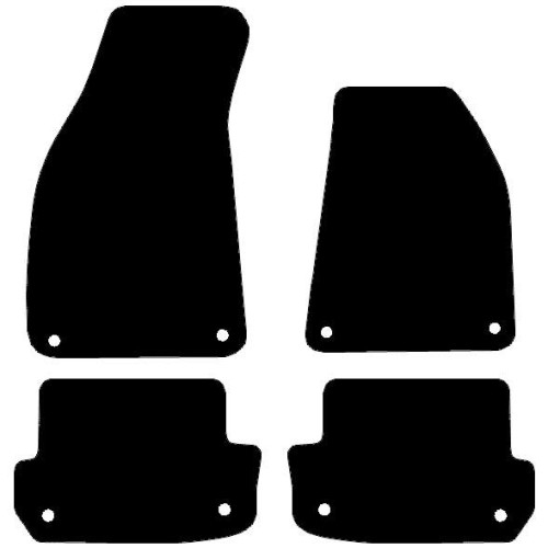 Actual Mat Shape for Audi A4 Cabriolet (B6 + B7) (2001 - 2007)