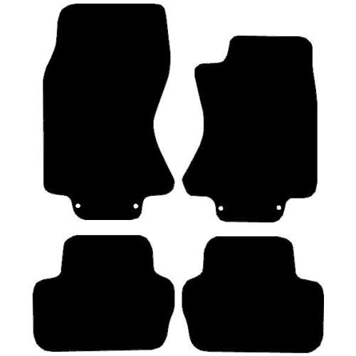 Actual Mat Shape for Jaguar S Type AUTO MK2 / MK3 (2001 - 2008)