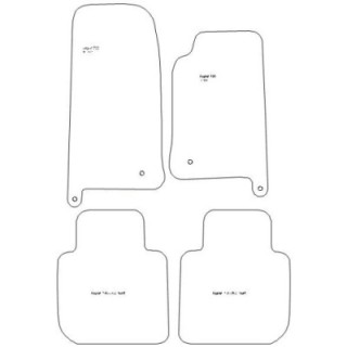 Actual Mat Shape for Jaguar XJ8 (Soverign LWB) (1997 - 2003)