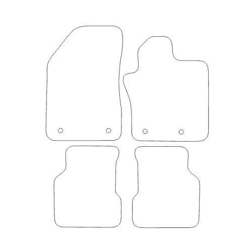 Actual Mat Shape for Jeep Compass (2017 - Present)