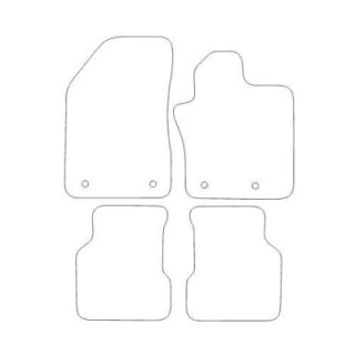 Actual Mat Shape for Jeep Compass (2017 - Present)