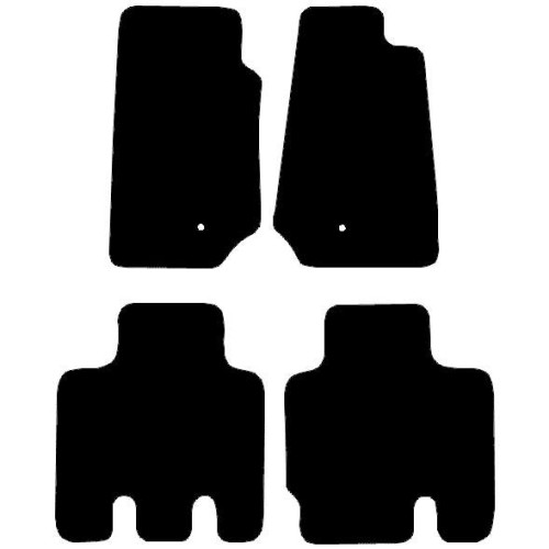 Actual Mat Shape for Jeep Wrangler 4 Door (2007 - 2014)