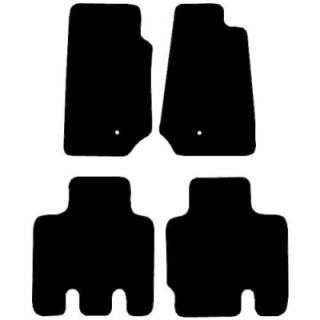 Actual Mat Shape for Jeep Wrangler 4 Door (2007 - 2014)