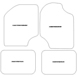 Actual Mat Shape for Kia Mentor (2001 - 2003)