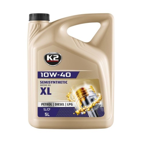 K2 TEXAR 10W40 SEMI SYNTHETIC 5 LT