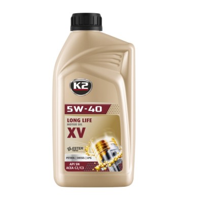 K2 5W-40 SYNTHETIC MOTOR OIL 1 LT
