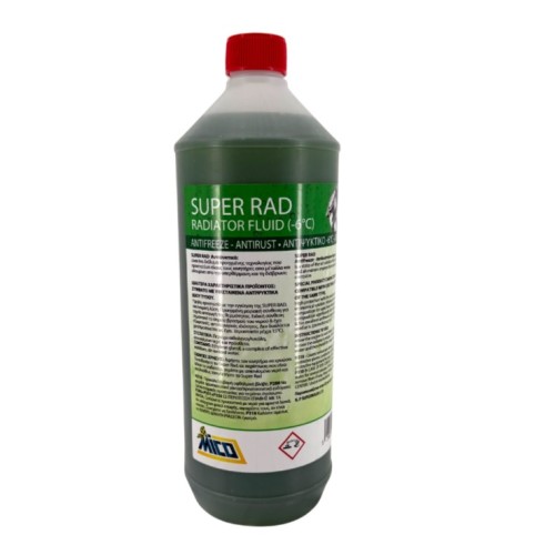 MICO SUPER RAD ANTIFREEZE COOLANT  GREEN -5 C  1 LT