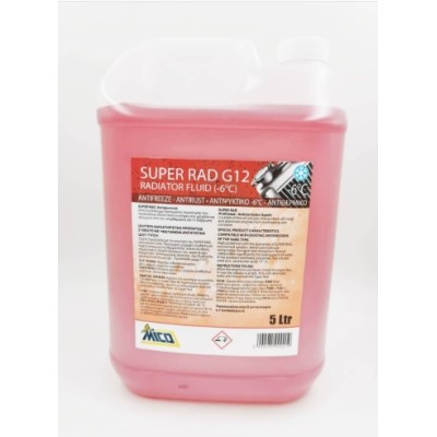 MICO SUPER RAD ANTIFREEZE COOLANT RED -5 5 LT