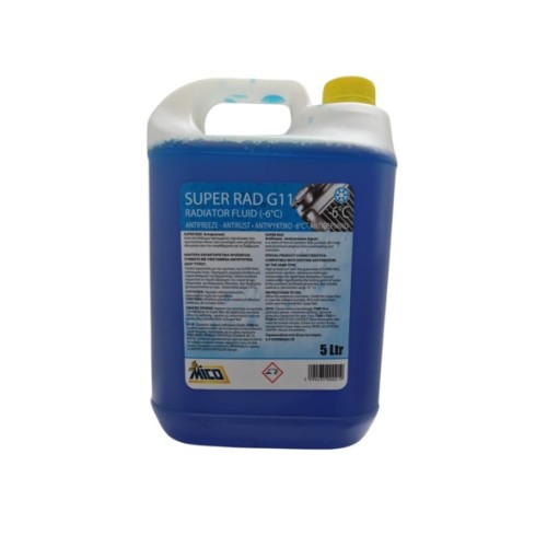 MICO SUPER RAD G 11 ANTIFREEZE BLUE -5   5LT