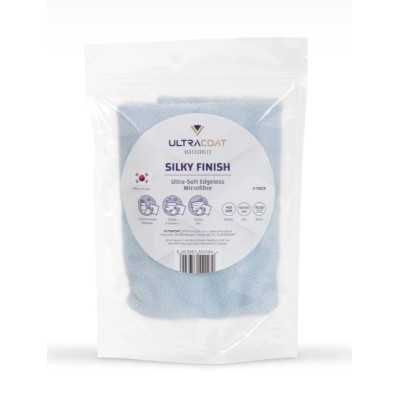 ULTRACOAT SILKY FINISH - 400 GSM MICROFIBRE CLOTH 2 PACK