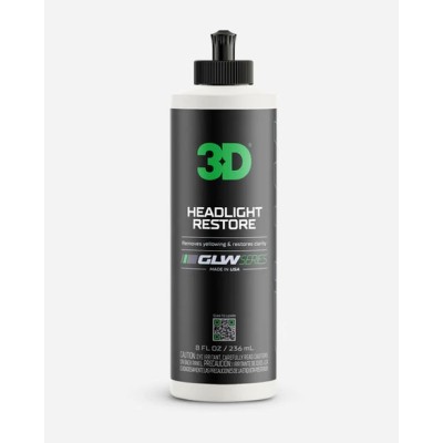 3D GLW SERIES HEADLIGHT RESTORE  240 ML
