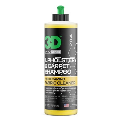 3D UPHOSLSTERY & CARPET SHAMPOO 473 ML