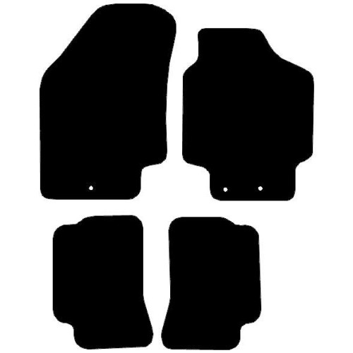 Actual Mat Shape for Kia Rio 2nd Gen (2005 - 2011)