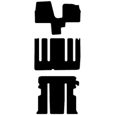 Actual Mat Shape for Kia Sedona (1998 - 2006)