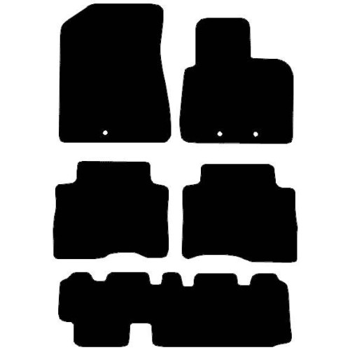 Actual Mat Shape for Kia Sorento 7 Seats (2013 - 2015)