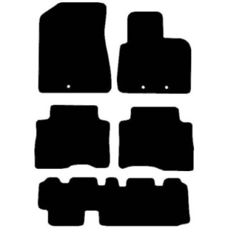 Actual Mat Shape for Kia Sorento 7 Seats (2013 - 2015)