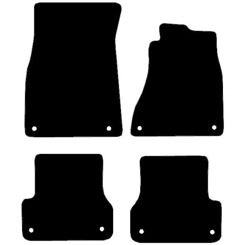 Actual Mat Shape for Audi A6 (C7) (2011 - 2018)