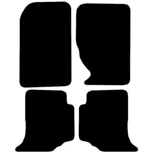 Actual Mat Shape for Kia Sportage 5 Door (1995 - 2003)
