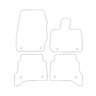 Actual Mat Shape for Land Rover Range Rover Evoque (2018 - Present)
