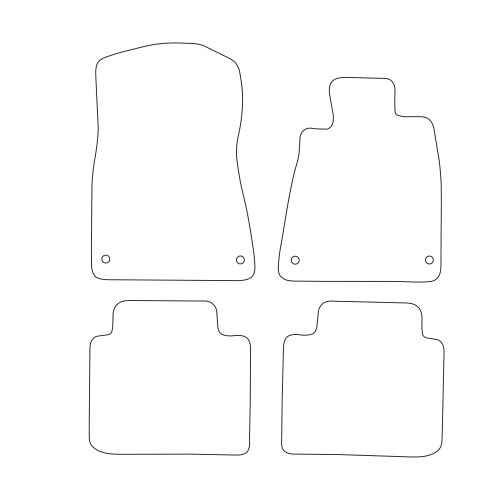 Actual Mat Shape for Lexus GS 450H (2006 - 2012)