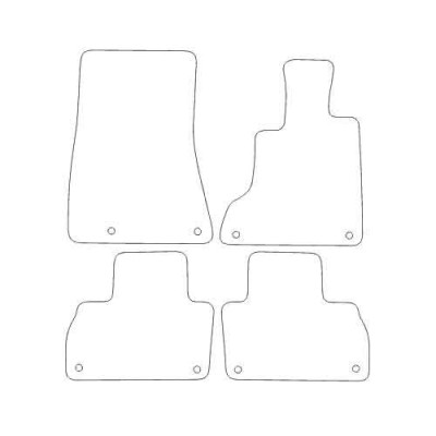 Actual Mat Shape for Maserati Levante (2016 - Present)