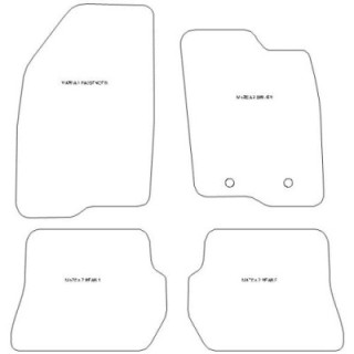 Actual Mat Shape for Mazda 2 (2003 - 2007)