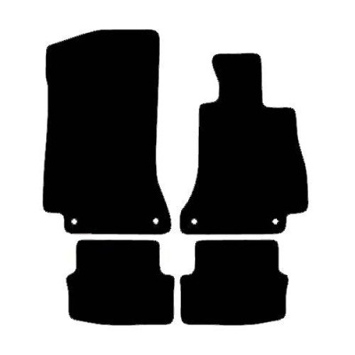 Actual Mat Shape for Mercedes C Class C205 Coupe (2015 - 2021)