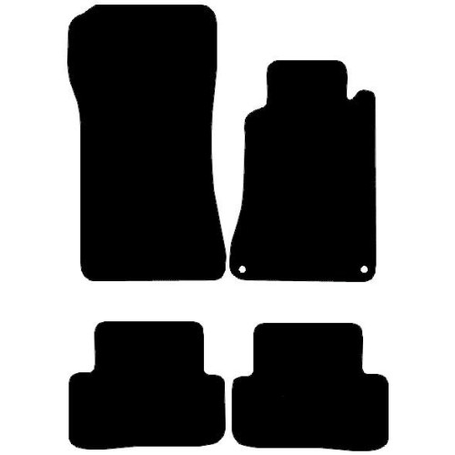 Actual Mat Shape for Mercedes C Class (W203) (2000 - 2007)