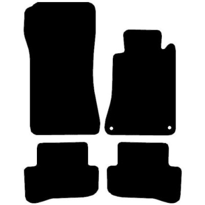 Actual Mat Shape for Mercedes C Class Coupe / Compact (2001 - 2007)
