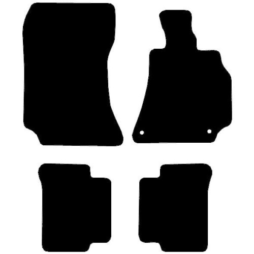 Actual Mat Shape for Mercedes E Class (W212) (Saloon and Estate) (2009 - 2016)