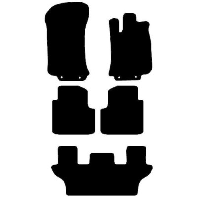 Actual Mat Shape for Mercedes R Class (2006 - 2013)
