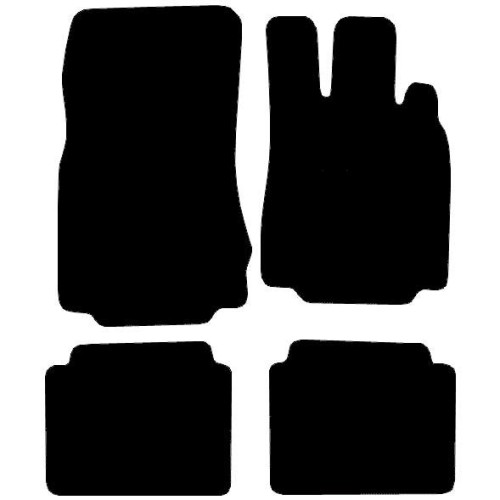Actual Mat Shape for Mercedes S Class (W220) / CL (1999 - 2006)