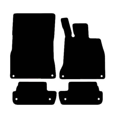 Actual Mat Shape for Mercedes S Class Coupe (C217) (2014 - 2021)