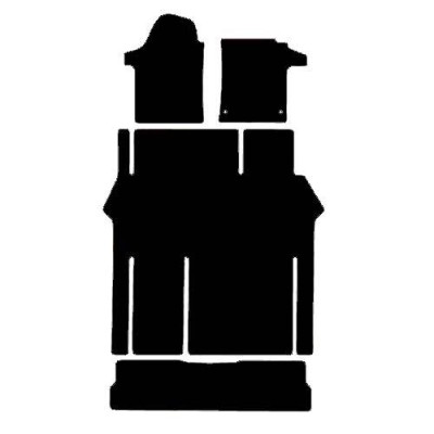 Actual Mat Shape for Mercedes V Class (3 ROWS) (2015 - Present)