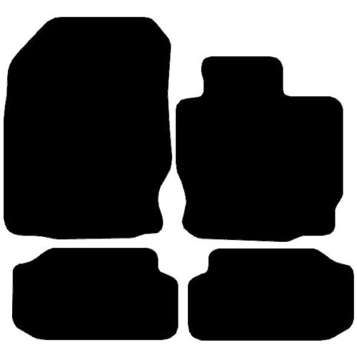 Actual Mat Shape for Mitsubishi Colt Convertible (2004 - 2009)