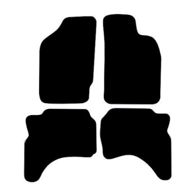 Actual Mat Shape for Mitsubishi L200 Double Cab 4 Door (1996 - 2006)