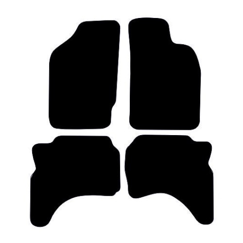 Actual Mat Shape for Mitsubishi L200 Double Cab 4 Door (1996 - 2006)