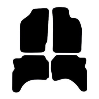 Actual Mat Shape for Mitsubishi L200 Double Cab 4 Door (1996 - 2006)